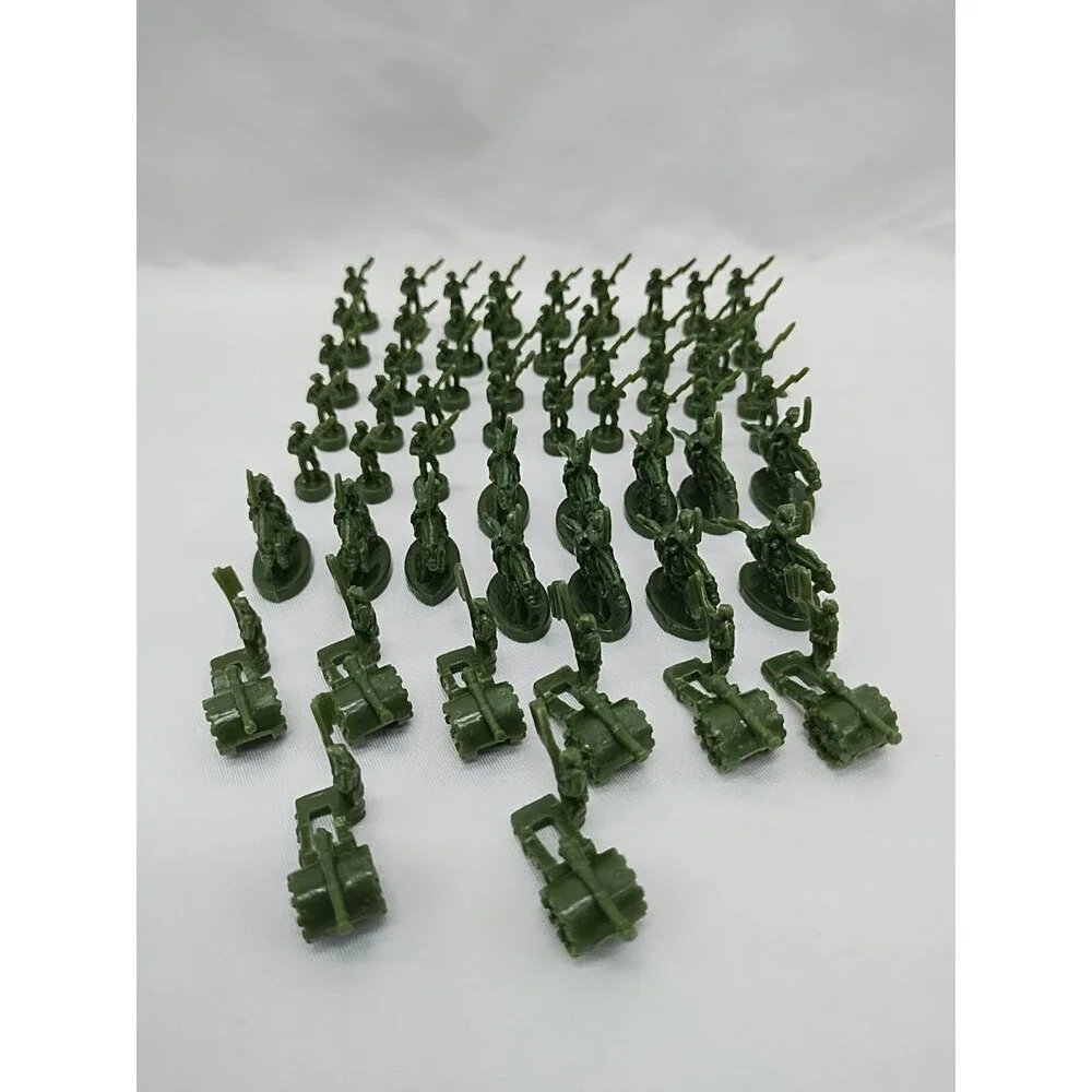 Set Of (60) 2003 Risk Green Board Game Player Pieces